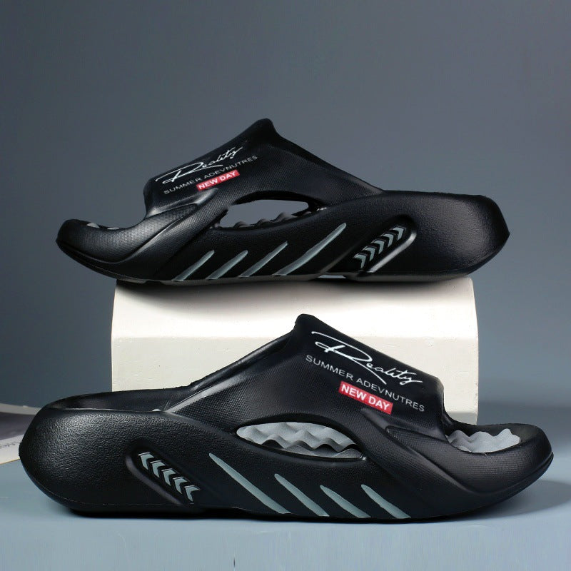 ☁️ ¡OFERTA POR TIEMPO LIMITADO 50% DE DESCUENTO! 👣 Chanclas de Nube para Hombre con Suela Gruesa Antideslizante – Comodidad Máxima y Soporte de Arco 🏃‍♂️