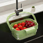 Cesta coladora plegable para grifo y fregadero