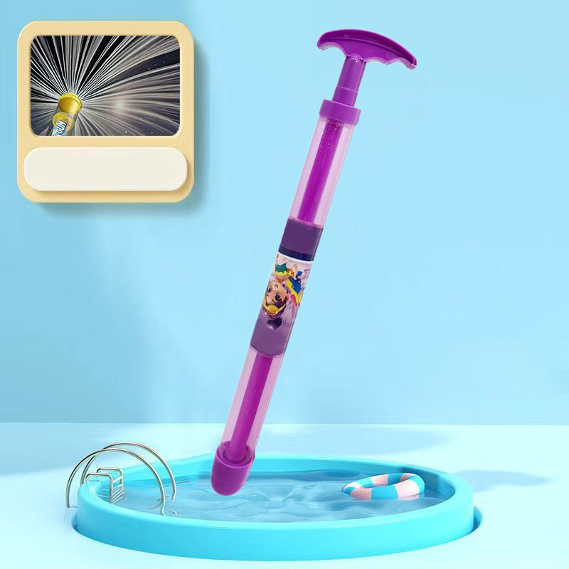 Divertida Pistola de Agua de Juguete de Fuego Artificial de Jalar
