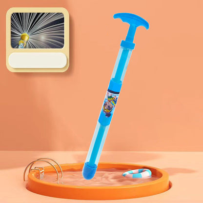 Divertida Pistola de Agua de Juguete de Fuego Artificial de Jalar