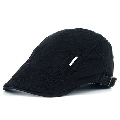 Gorra plana ajustable y transpirable para hombre