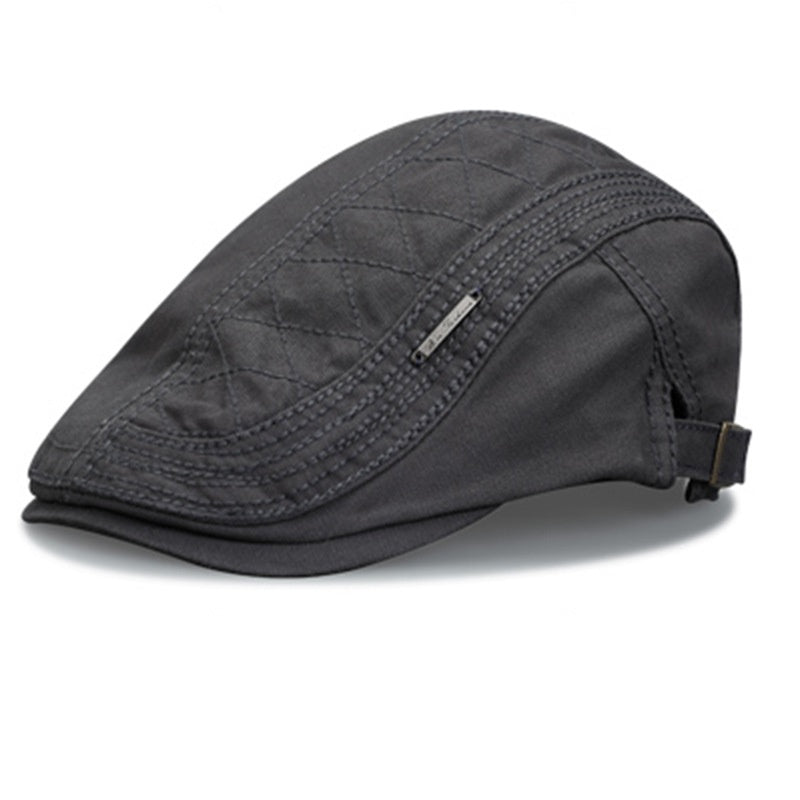 Gorra plana ajustable y transpirable para hombre