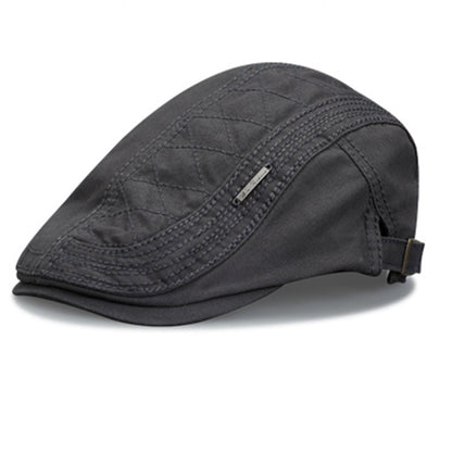 Gorra plana ajustable y transpirable para hombre
