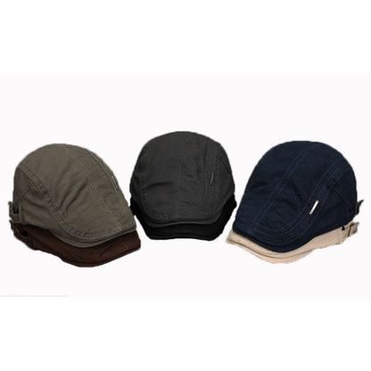 Gorra plana ajustable y transpirable para hombre