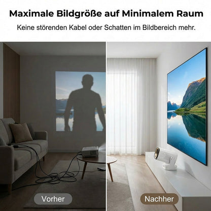 Proyector de tiro ultracorto con soporte 4K