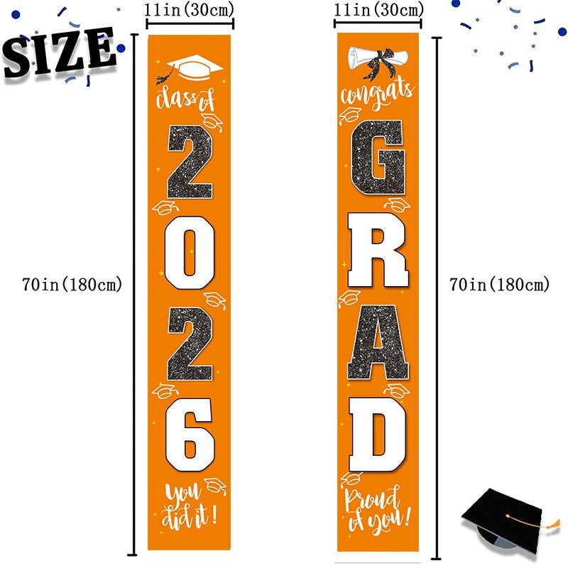 Pancartas de Porche de Graduación Clase de 2026