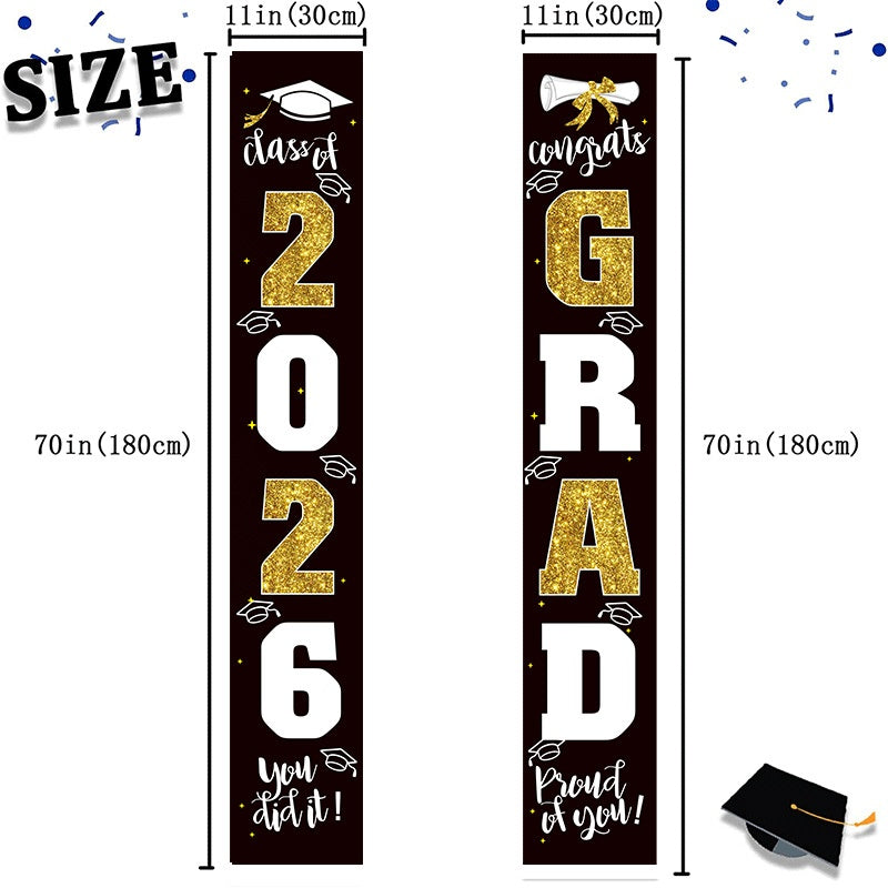 Pancartas de Porche de Graduación Clase de 2026