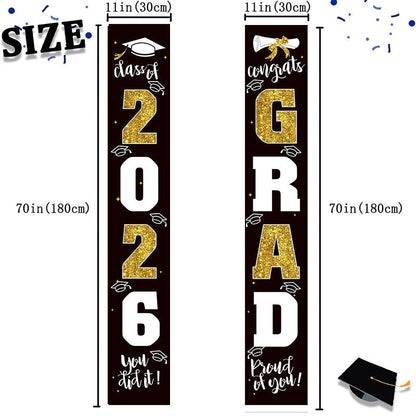 Pancartas de Porche de Graduación Clase de 2026