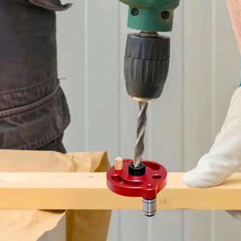 🔨 Kit de plantilla para espigas autocentrantes: ¡uniones perfectas, sin conjeturas! 🪚✨ Taladra agujeros perfectamente centrados en todo momento: el secreto de la carpintería de nivel profesional. 🛠️💥