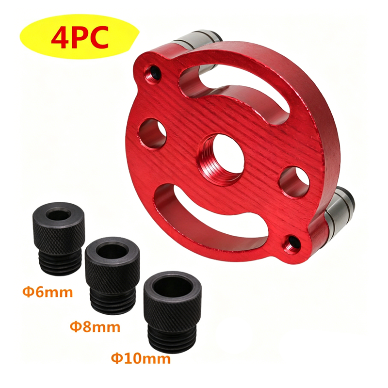 🔨 Kit de plantilla para espigas autocentrantes: ¡uniones perfectas, sin conjeturas! 🪚✨ Taladra agujeros perfectamente centrados en todo momento: el secreto de la carpintería de nivel profesional. 🛠️💥