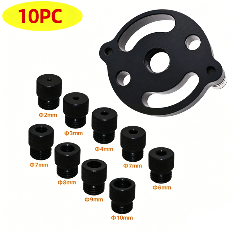 🔨 Kit de plantilla para espigas autocentrantes: ¡uniones perfectas, sin conjeturas! 🪚✨ Taladra agujeros perfectamente centrados en todo momento: el secreto de la carpintería de nivel profesional. 🛠️💥
