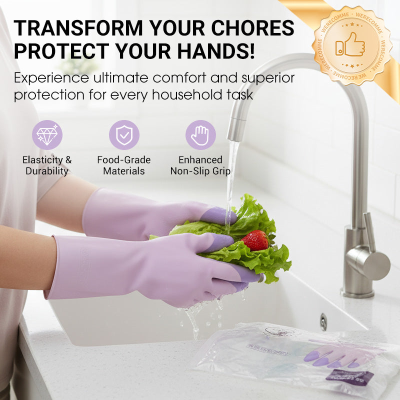 Guantes de Limpieza Multiusos Resistentes y Antiderrapantes