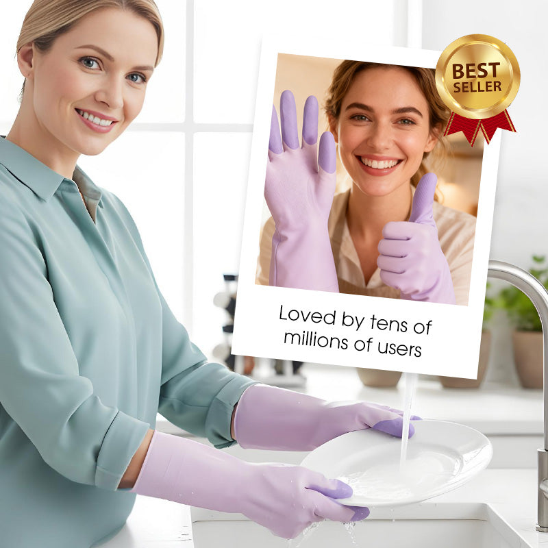 Guantes de Limpieza Multiusos Resistentes y Antiderrapantes