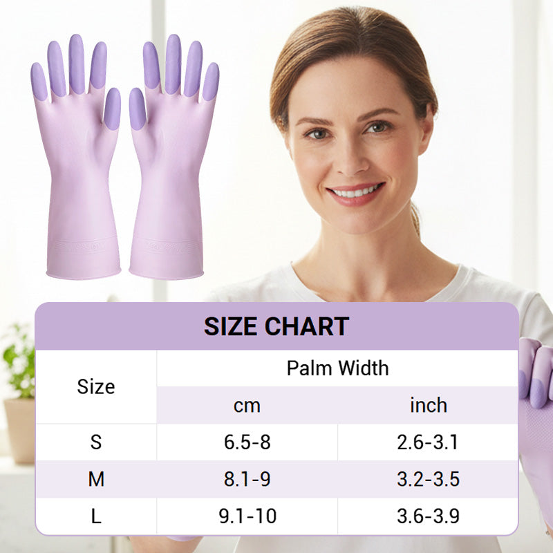 Guantes de Limpieza Multiusos Resistentes y Antiderrapantes