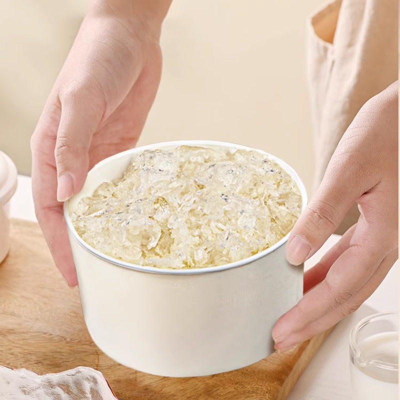 Máquina de hielo raspada portátil manual para el hogar con bandeja para cubitos