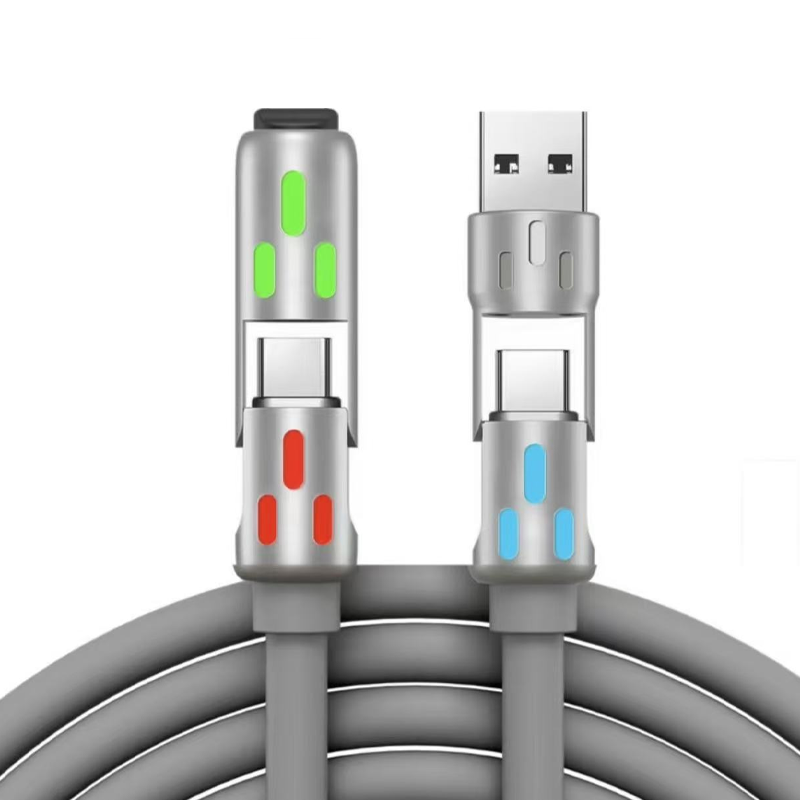 Cable de carga rápida RGB universal 4 en 1 - Totalmente mejorado