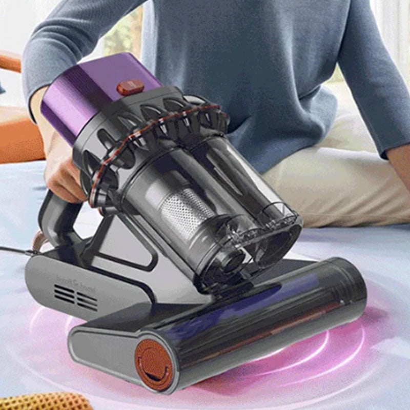 Potente aspirador con doble cámara y base UV de 14 kPa