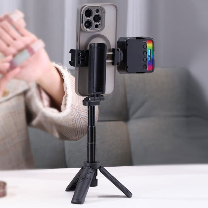 ✅Oferta por tiempo limitado a mitad de precio: trípode y palo selfie 3 en 1 con luz de apoyo LED y mando a distancia