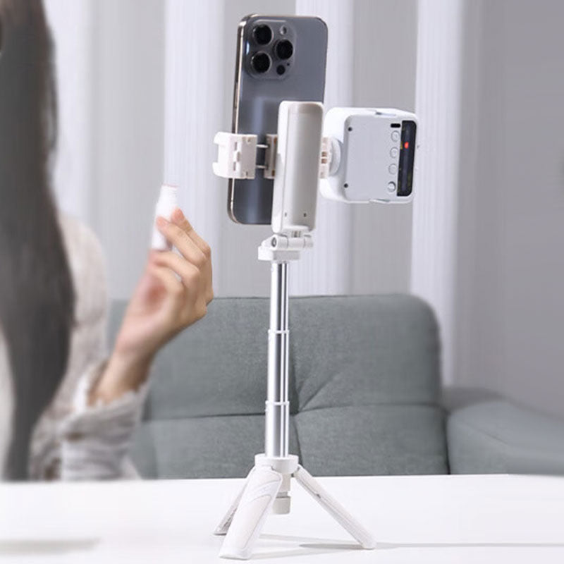 ✅Oferta por tiempo limitado a mitad de precio: trípode y palo selfie 3 en 1 con luz de apoyo LED y mando a distancia