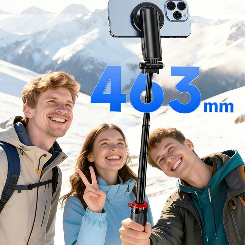 Mini palo selfie magnético 3 en 1