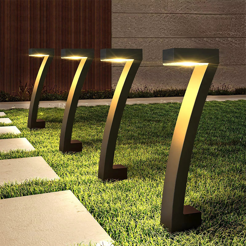 🌌 ¡OFERTA RELÁMPAGO 50% DE DESCUENTO + ENVÍO GRATIS! 🏡 Luces Solares de Exterior en Forma de "7" – Impermeables IP65, hasta 12 Horas de Luz, 6 LEDs y Carga Automática ✨