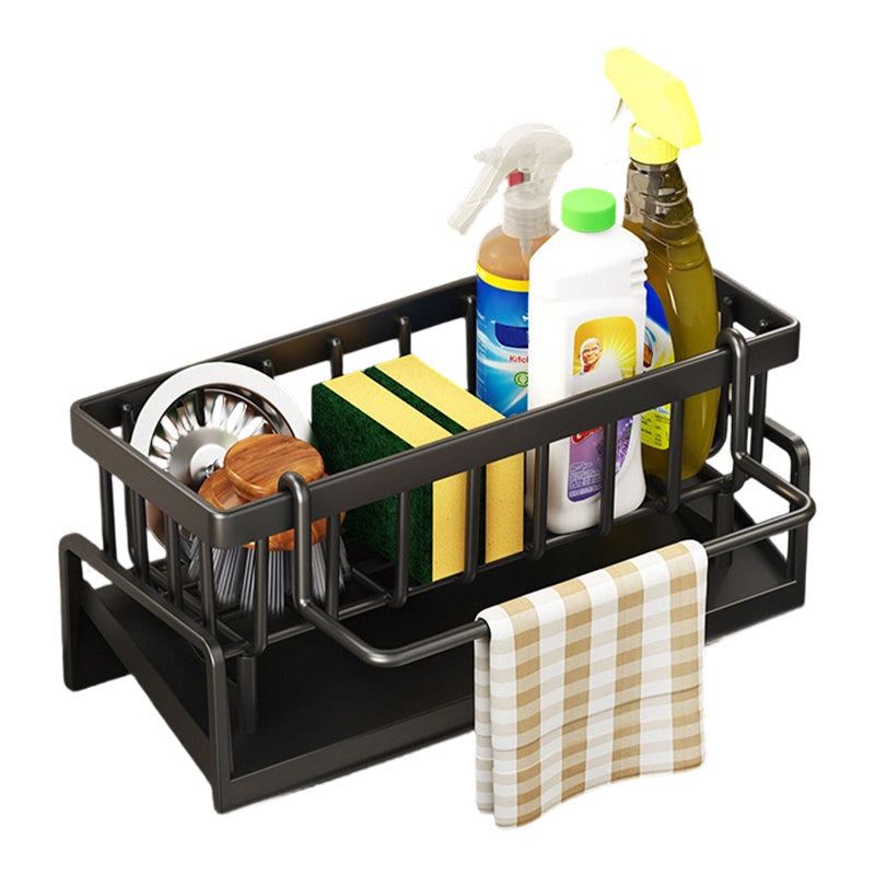 Escurridor de fregadero multifuncional para organización de cocina
