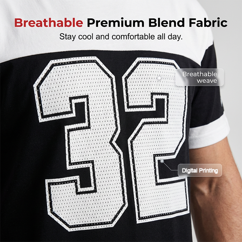 Camiseta informal con estampado gráfico para hombre