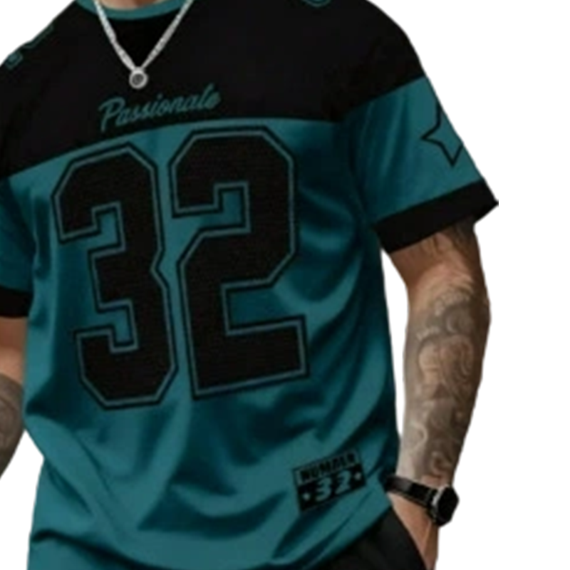 Camiseta informal con estampado gráfico para hombre