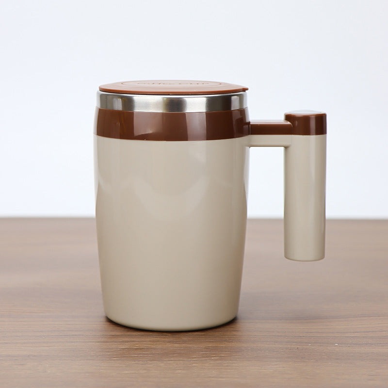 Taza de café recargable con agitador automático y pantalla digital