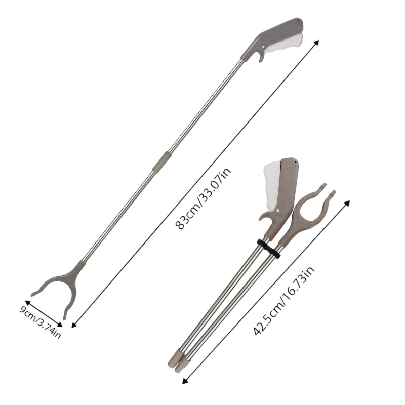 Herramienta de agarre plegable de largo alcance