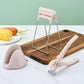 Pinza de Silicona Antiquemaduras Multifunción para Cocina, Clip para Ollas y Boles, Soporte para Cucharas