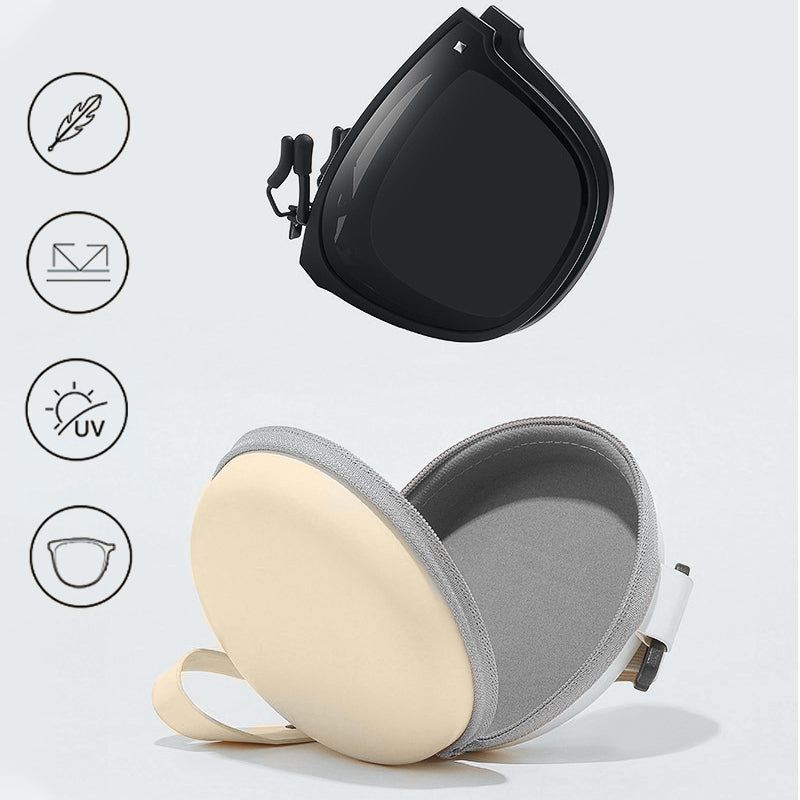 Lentes de Sol de Clip Polarizados y Plegables para Armazón
