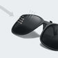 Lentes de Sol de Clip Polarizados y Plegables para Armazón