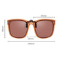 Lentes de Sol de Clip Polarizados y Plegables para Armazón