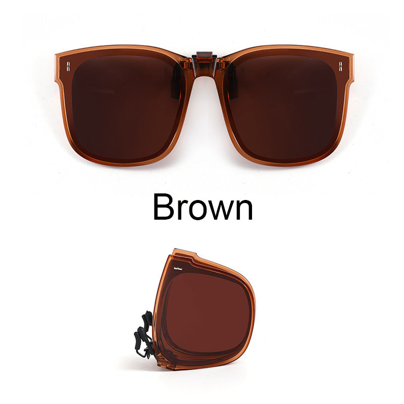 Lentes de Sol de Clip Polarizados y Plegables para Armazón
