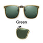 Lentes de Sol de Clip Polarizados y Plegables para Armazón
