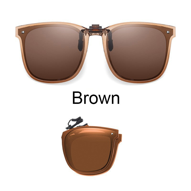 Lentes de Sol de Clip Polarizados y Plegables para Armazón