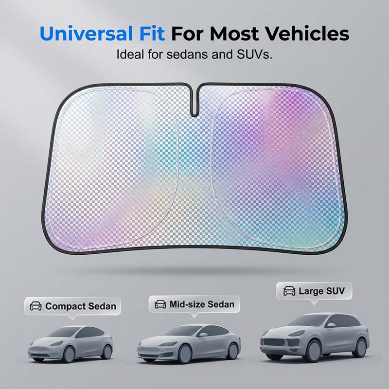 Parasol Plegable para Parabrisas de Auto, Protector Solar UV