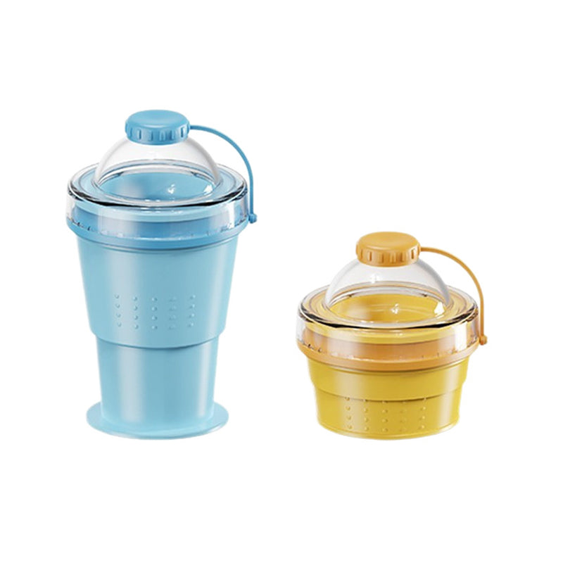 Vaso Plegable de Silicona para Hielos en Bola con Popote Incluido
