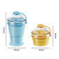 Vaso Plegable de Silicona para Hielos en Bola con Popote Incluido