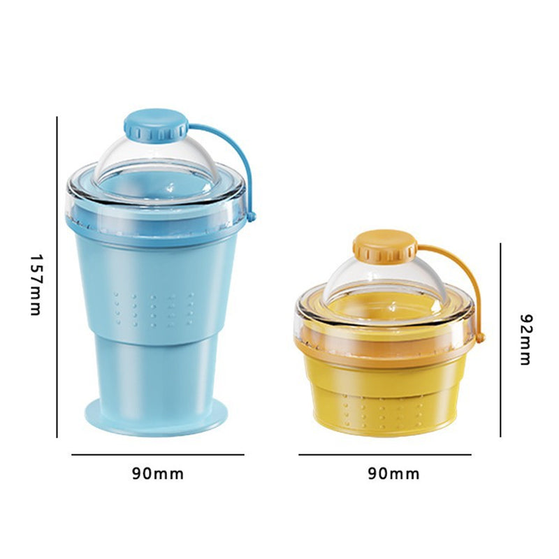 Vaso Plegable de Silicona para Hielos en Bola con Popote Incluido