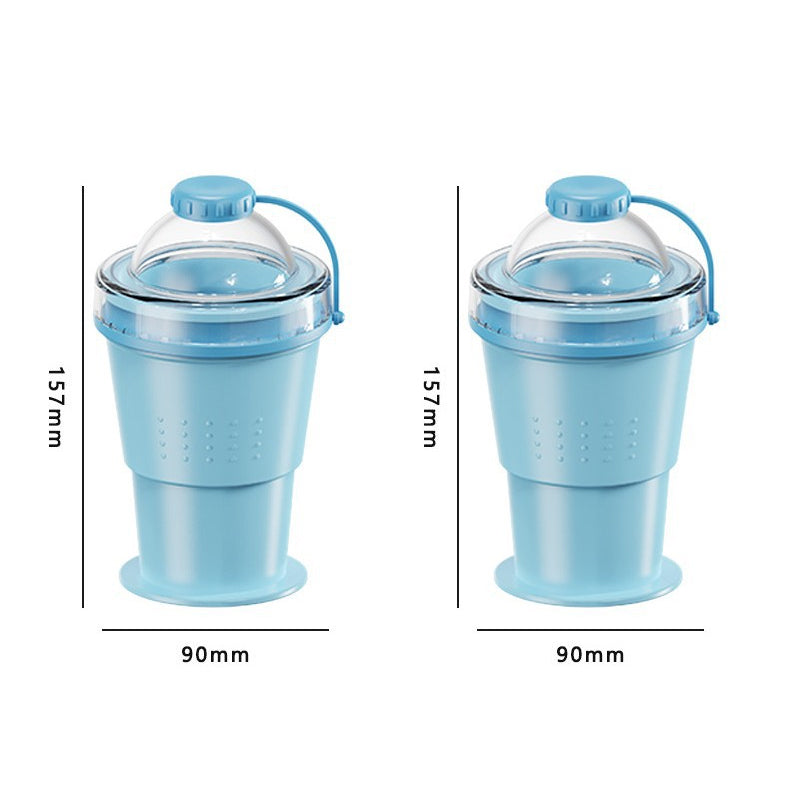 Vaso Plegable de Silicona para Hielos en Bola con Popote Incluido