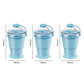 Vaso Plegable de Silicona para Hielos en Bola con Popote Incluido