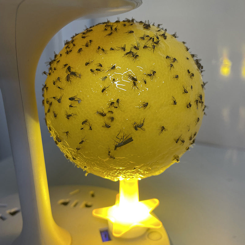 Bola Trampa Adhesiva para Moscas de la Fruta con Soporte y LED