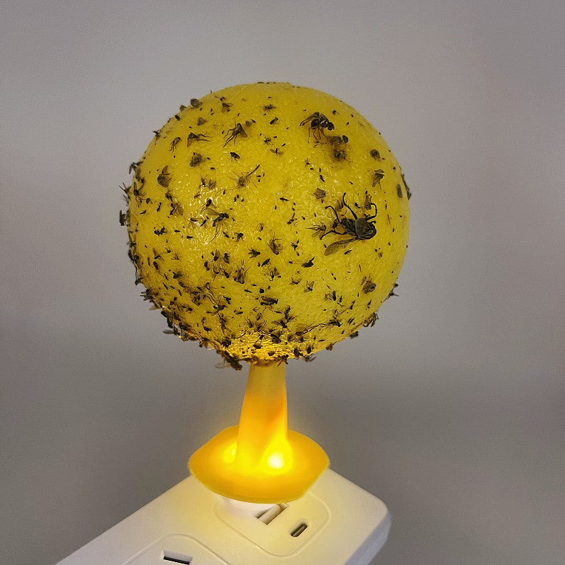 Bola Trampa Adhesiva para Moscas de la Fruta con Soporte y LED