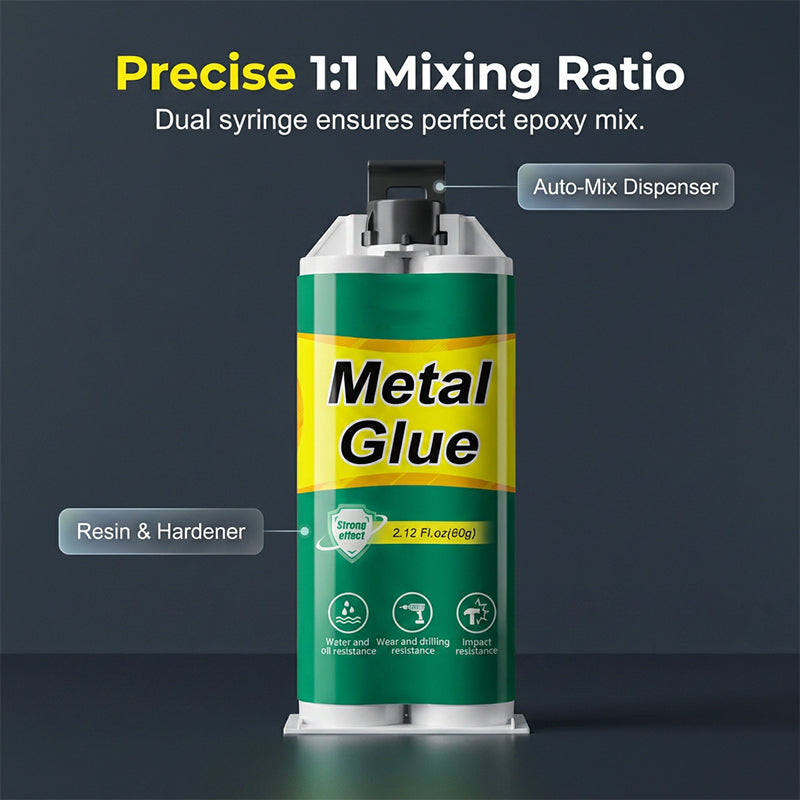 Pegamento AB Reparador para Metal de Alta Resistencia