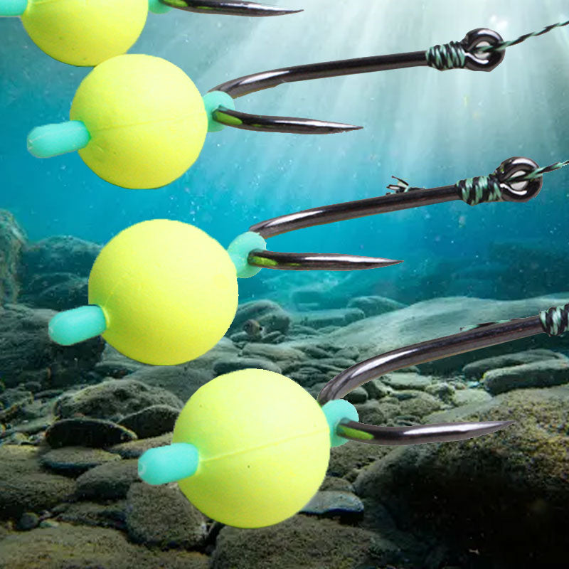 Anzuelo con Bola Flotante para Pesca | Alta Flotabilidad y Piques Instantáneos