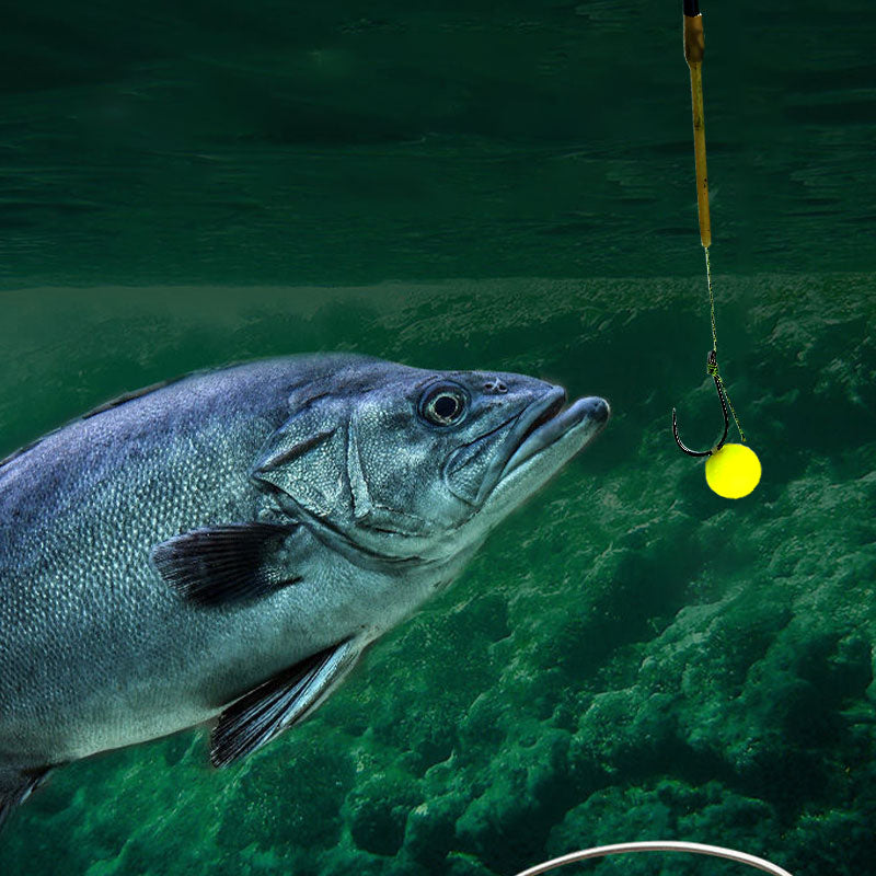 Anzuelo con Bola Flotante para Pesca | Alta Flotabilidad y Piques Instantáneos