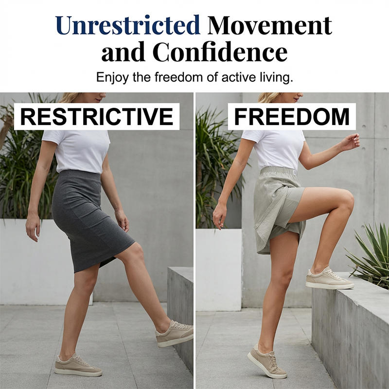 ⏰🔥 ¡50% DE DESCUENTO POR TIEMPO LIMITADO! 👗👖 Falda-Pantalón Cruzada para Mujer – Cintura Elástica, Cómoda y Perfecta para Todo el Día 🌸💖