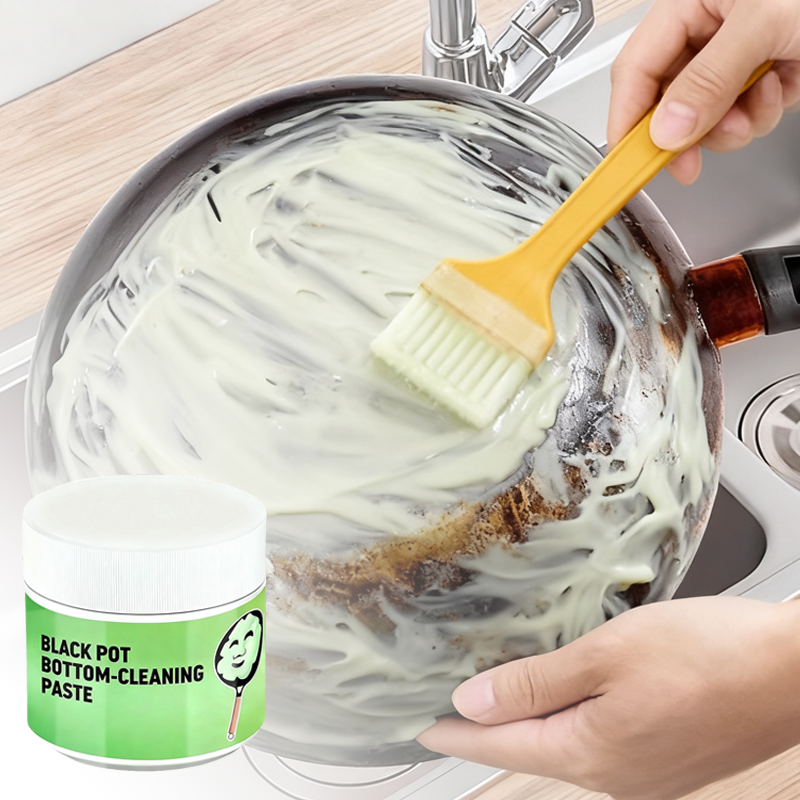 Pasta Limpiadora Quita Cochambre para Fondos de Ollas y Sartenes sin Esfuerzo